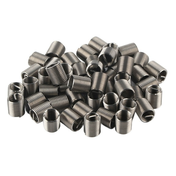 50Pcs Thread Inserts, Industrial Hardware Stainless Steel Thread Reducing Nut Thread Repair Tool Industrial Accessory Durable For Industrial Supplies