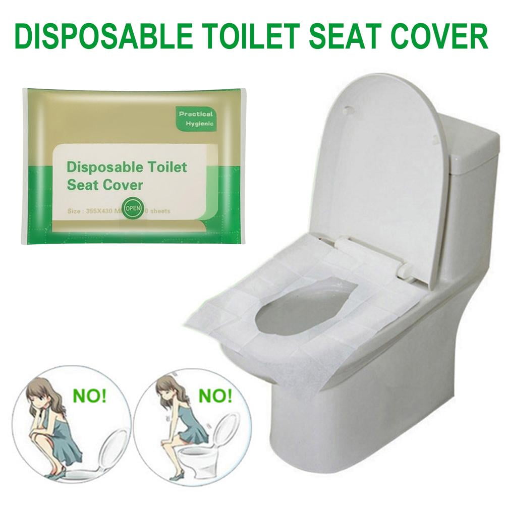50Pcs Toilet Seat Covers Disposable, Flushable Toilet Seat Covers
