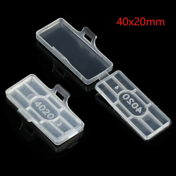 50Pcs Transparent Waterproof Display Sign Cable Tie Marker Tool Identification Tags Fiber Organizers Cable Labels Tag Box 40X20MM