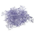 50Pcs Tulip Paper Clips Cute Purple Tulip Design Durable Metal Widely