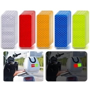 50Pcs Vehicle Reflective Stickers, High Visibility Warning Signs, Bright Reflective Stripes For Cars, Trailers, Trucks, Bicycles, Motorcycles, Helmets
