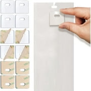 50Pcs Vertical Blind Repair Tabs,Happon Clear Replacement Slats Stickers,Vertical Blind Repair Kit,Blinds Replacement Parts for Sliding Door, Window, Patio Blin