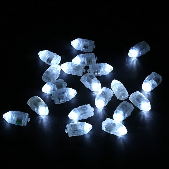 50Pcs Waterproof LED Lights for Paper Lantern Ballon Wedding Party Decor White
