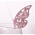 thumbnail image 1 of 50Pcs Wedding Butterfly Place Card Laser Hollow Paper Cup Card Butterfly Wall Sticker Decoration Card, 1 of 6
