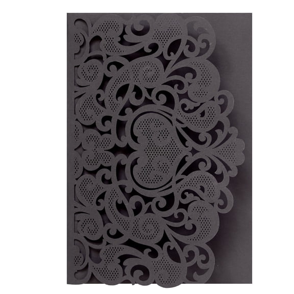 50Pcs Wedding Invitations Card Hollowed Out Lace Pattern Paper Invitations for Wedding Engagement Birthday Celebration