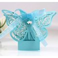 thumbnail image 1 of 50Pcs Wedding Laser Hollow Chocolate Wedding Candy Box Pearlescent Paper Butterfly Paper Box, 1 of 6