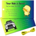 thumbnail image 1 of 50Pcs You've Been Ducked Cards Duck Tags Card Duck Duck Jeep Tags Ducking DIY Jeep Duck Card with Hole Twine for Rubber Duck Jeeps Car Jeeps Decor Gifts Green 3.5x2Inch-Your Ride is Sweet DIY, 1 of 7