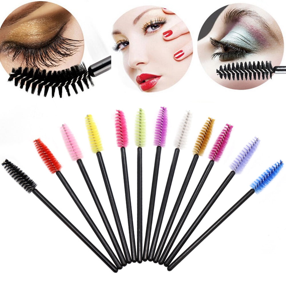 50Pcs/lot Makeup Cosmetic Tool Disposable Mascara Wands Applicator Eyelash Extension Brushes