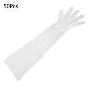 50Piece Disposable Soft Gloves Long Arm Farm Animal Veterinary Examination Glove