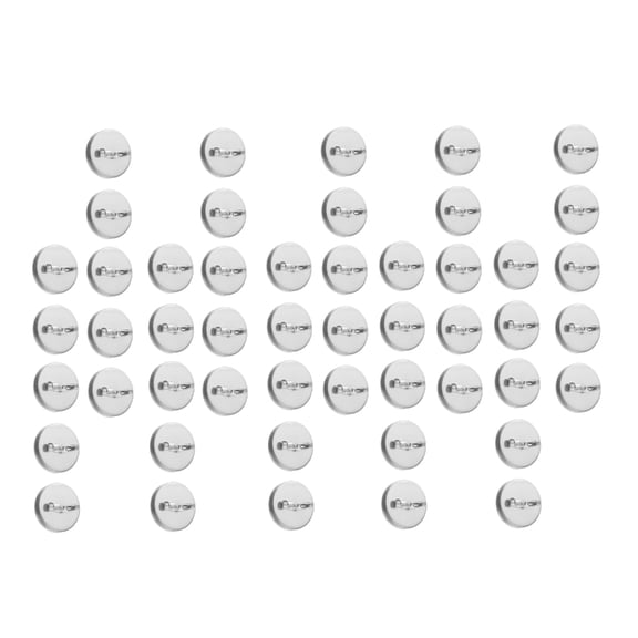 50Pieces Brooch Base Tray 25mm Round Stainless Steel Brooch Base Tray for Handmade Jewelry and Lapel Pin Making