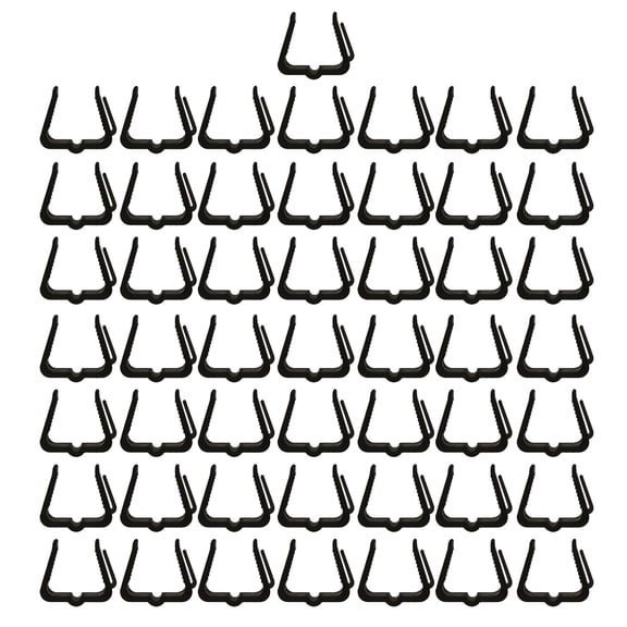 Pack Of 50 Christmas Light Hanger Clip For Fascia Board Roof Gutter Fence Eave Decoration Plastic Clip Hanger