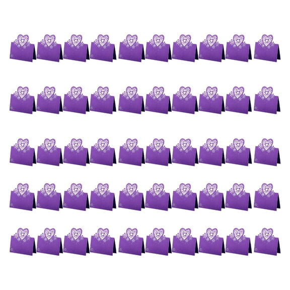 50Pieces Heart Shape Table Setting Number Cards Wedding Table Name Cards For Table Setting Wedding Christmas Banquets