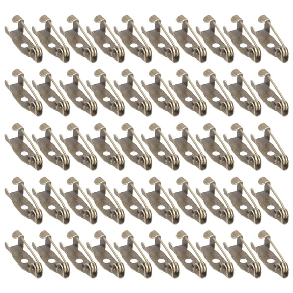 50Pieces Safety Pins Secure Back Clasp with Easy Sewing Holes For Craft Project Sewing And Creative Accessories Kits