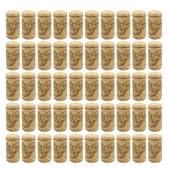 50Pieces Unique Straight Corks Natural Wine Corks DIY Craft Wine Stoppers
