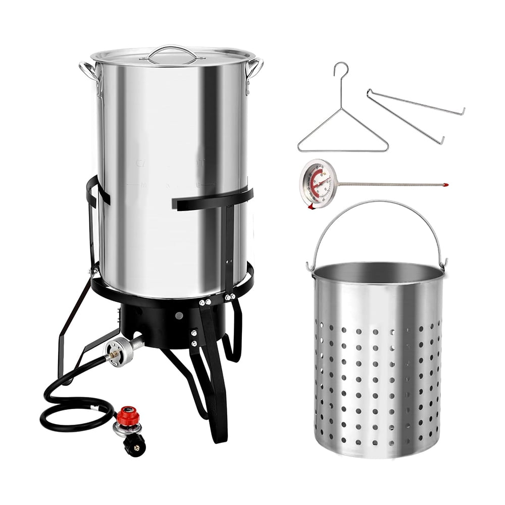 Restaurant Multifunctional Stainless Steel Deep Frying Pot Meat