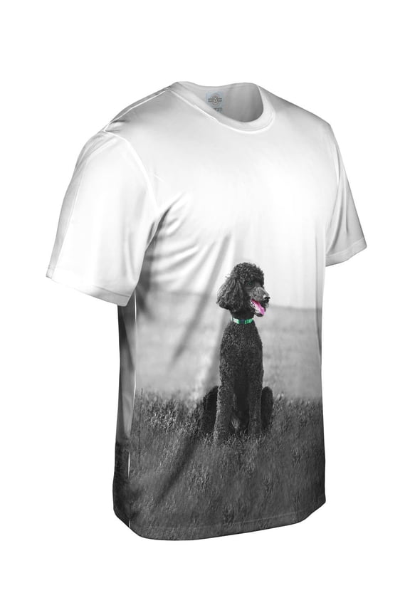 50S Poodle Mens T-Shirt All Over Print