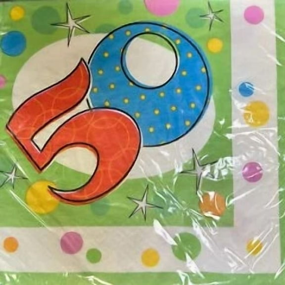 50S Theme Party Napkins 16 Count