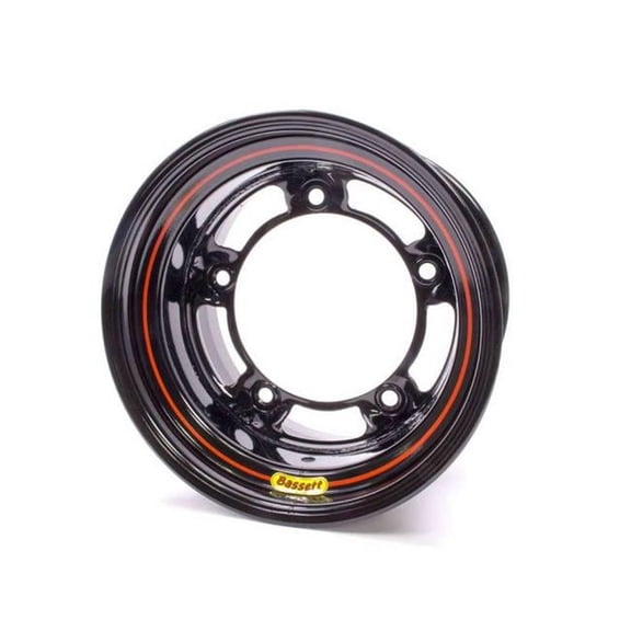 50SR45 Wide 5 Armor Edge Spun Wheel - 15 x 10 in. - Black - 4.5 in. Back Spacing - 18 lbs