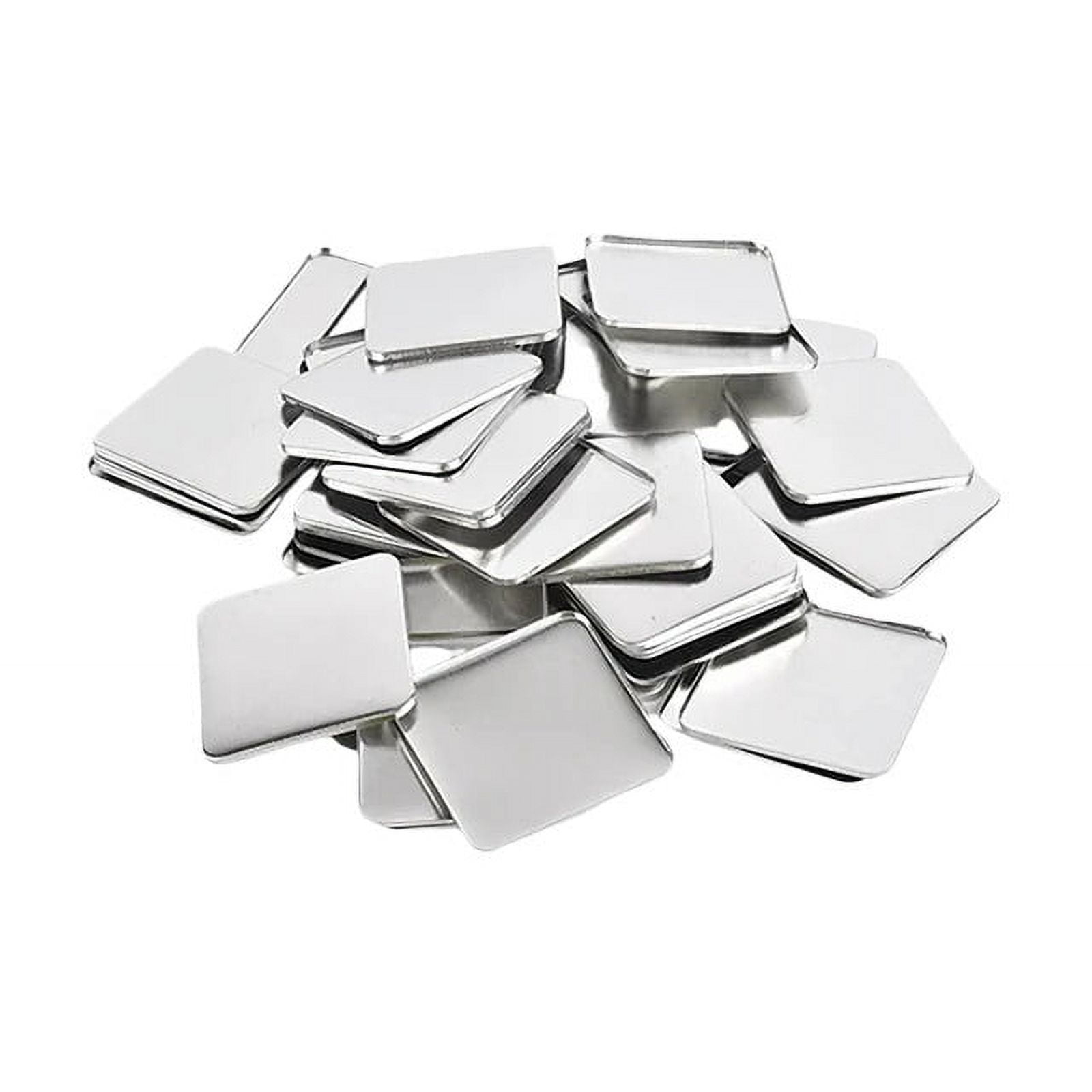 50Set 50x50mm Square Badge Button Pins Making Parts for Square Button Maker DIY Making Badge ,Beginner-Friendly