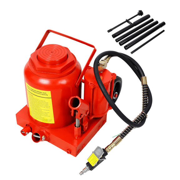 50Ton Hydraulic Bottle Jack Air Manual Pump Auto Truck Lift