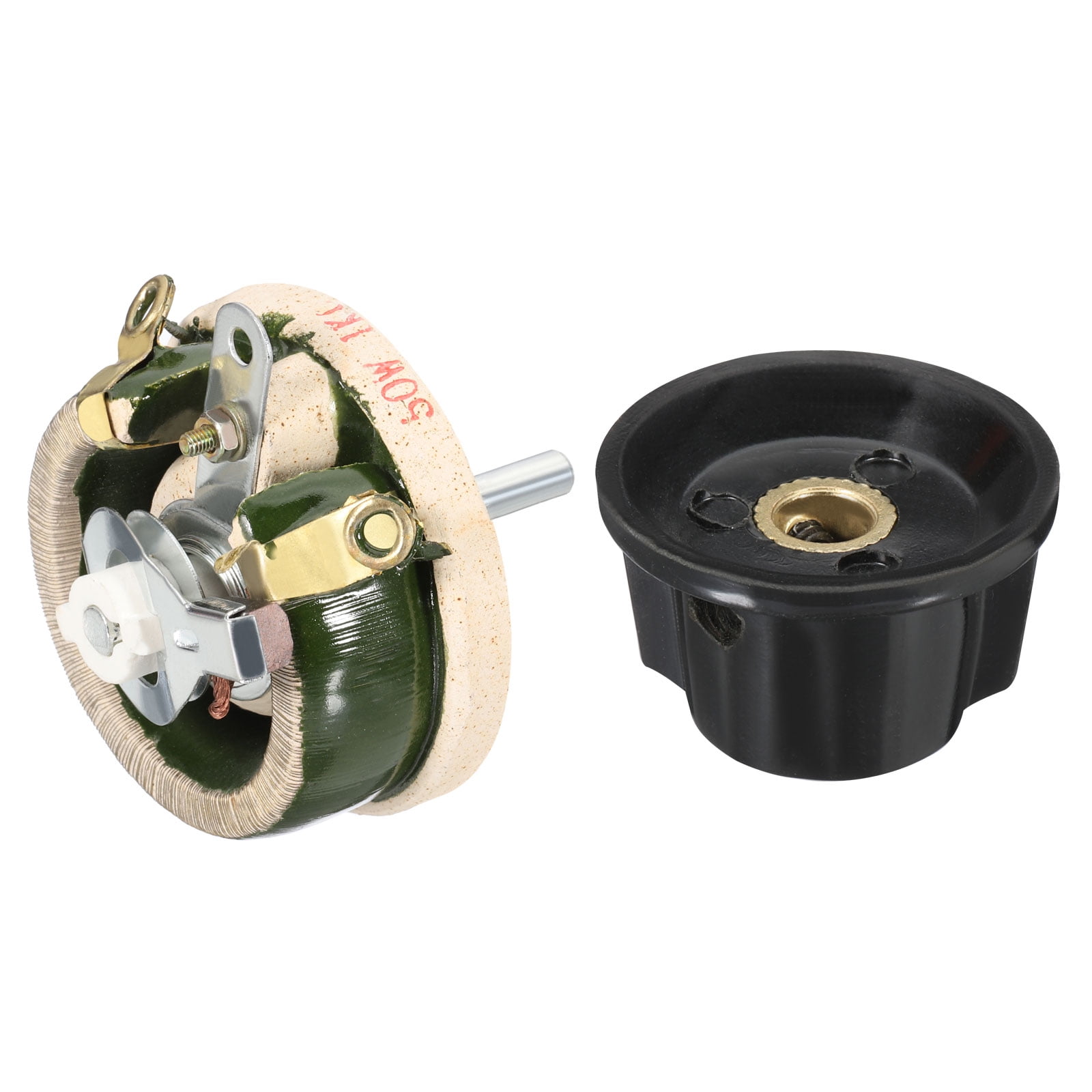 50W 1 Ohm Rheostat, Ceramic Rheostat Adjustable Resistor High Power ...