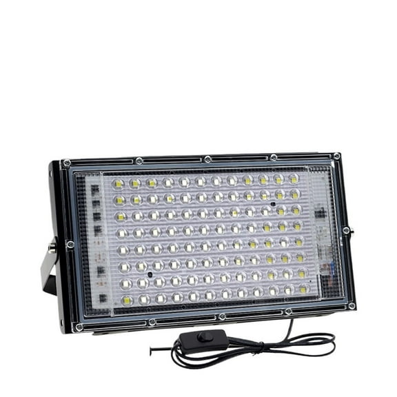 50W 100W LED RGB Flood Light IP65 Waterproof Outdoor Reflector Led Spotlight Landscape Lighting With Remote Control ,Brings Out Natural Colors