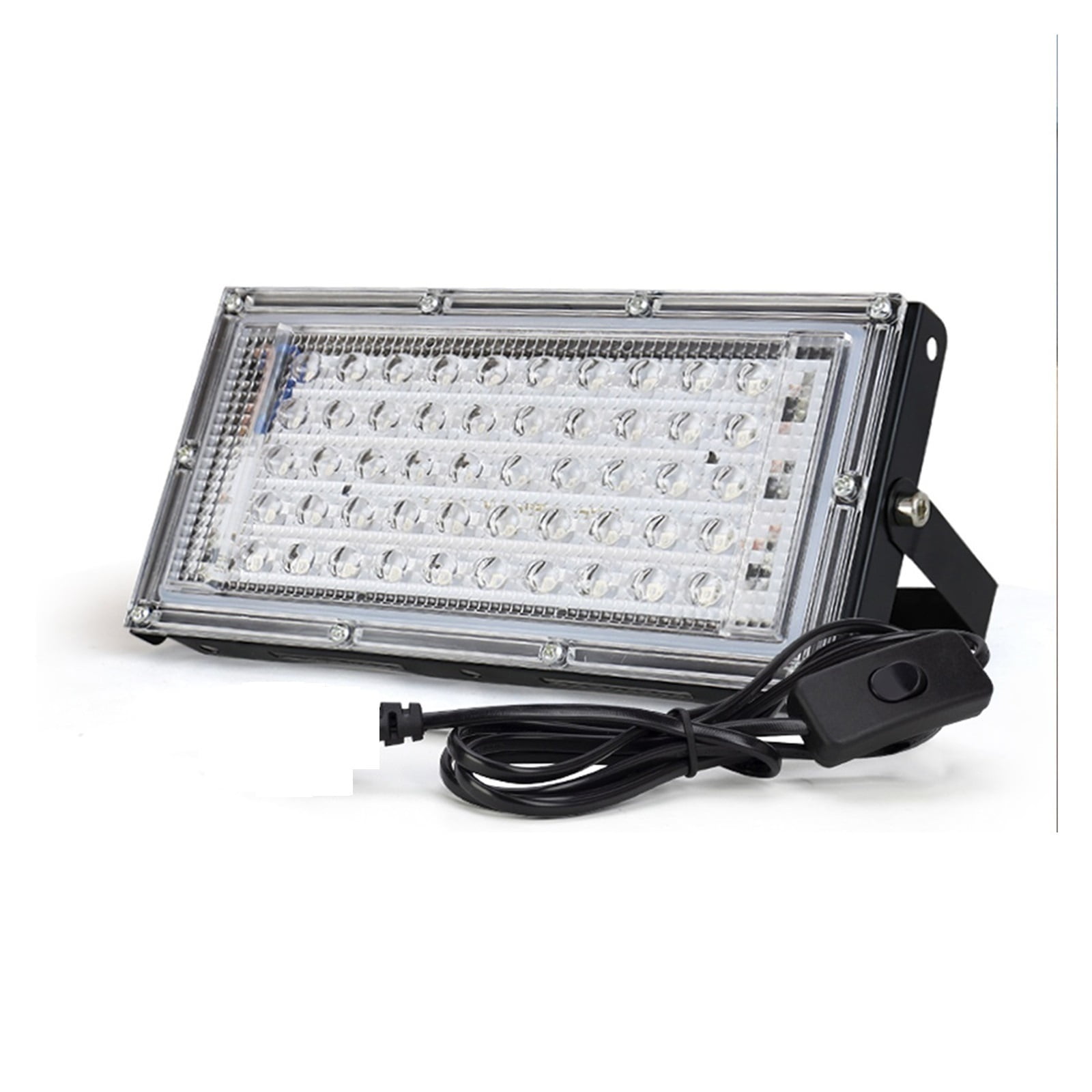 50W 100W UV LED Flood Light Indoor Outdoor Floodlight 395nm 400nm Ultraviolet Fluorescent Stage Lamp Party Spotlight - Wide Angle Beam