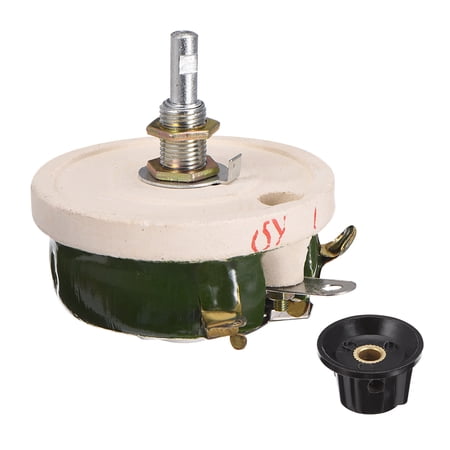 50W 1K Ohm Wirewound Ceramic Potentiometer Variable Rheostat Resistor