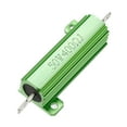 thumbnail image 1 of 50W 400 Ohm Aluminium Housing Chassis Mount Wirewound Power Resistor Green 1pcs, 1 of 4