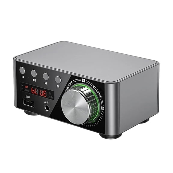 50W + 50W 100W Bluetooth 5.0 Amplifier Digital Power Amp Class D USB TF Home Theater HiFi Stereo Mini
