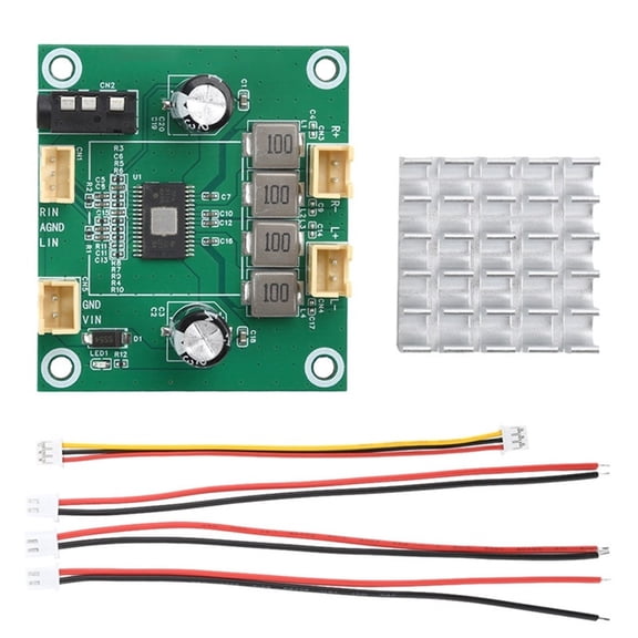 Class D Amplifiers Board for Speakers 50W+50W Output DC5V-26V Stereo Sound High Fidelities