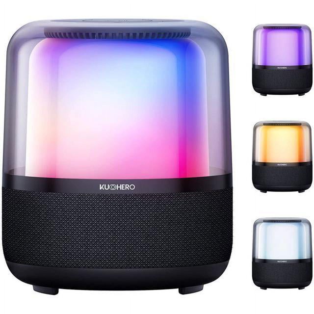 50W Bluetooth Speaker, KUCCHERO Subwoofer & Loud Party Speaker, Punchy Bass, BeatDriven Light