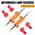 50W LED Turn Signal Light Blink Flash Fix Load Resistors 2X of 6 OHM