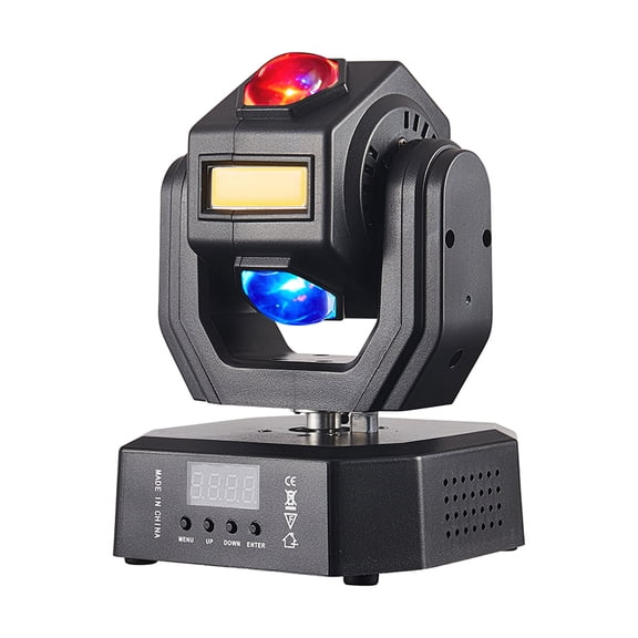 50W Misty Rolling Beam Stage Light DMX512 13 Channel DJ Disco Lighting With Golden Strobe Effect