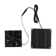 50W Solar Exhaust Fan Poultry House Greenhouse Exhaust Fan High Speed