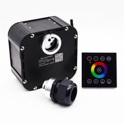 50W Touch Remote Controlled Twinkle Wheel Fiber Optic Light Engine APP Smart Phone Ceiling RGB LED Device SKY Star DIY ,Easy to Install