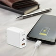 50W USB C Charger Block Fast Charging Cube 2Port Type C Brick PD&QC