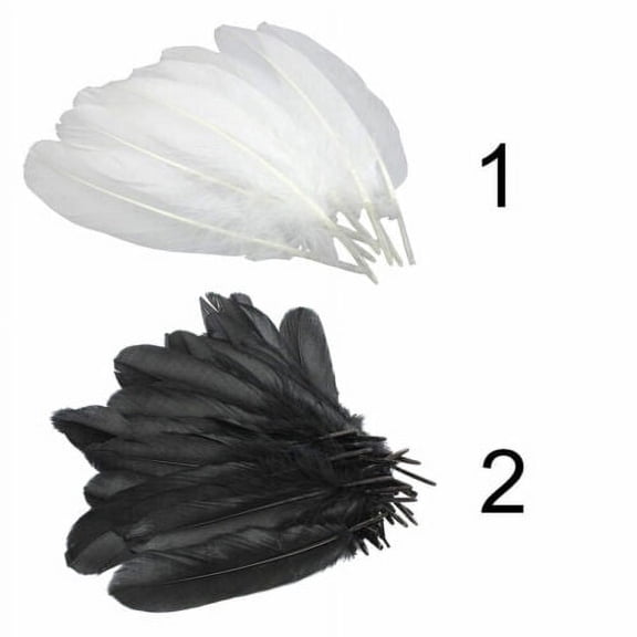 50X 15-20Cm Artificial Large Goose Feathers DIY Art Handmade Feather Craft Decor