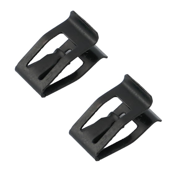 50X Black Car Console Dash Dashboard Trim Metal Retainer Rivet Fastener Clips