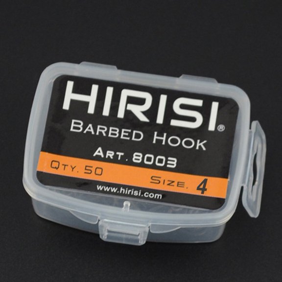 50X Curve Shank Professional Series Carp Hooks for Rigs Barbed Hook 4#