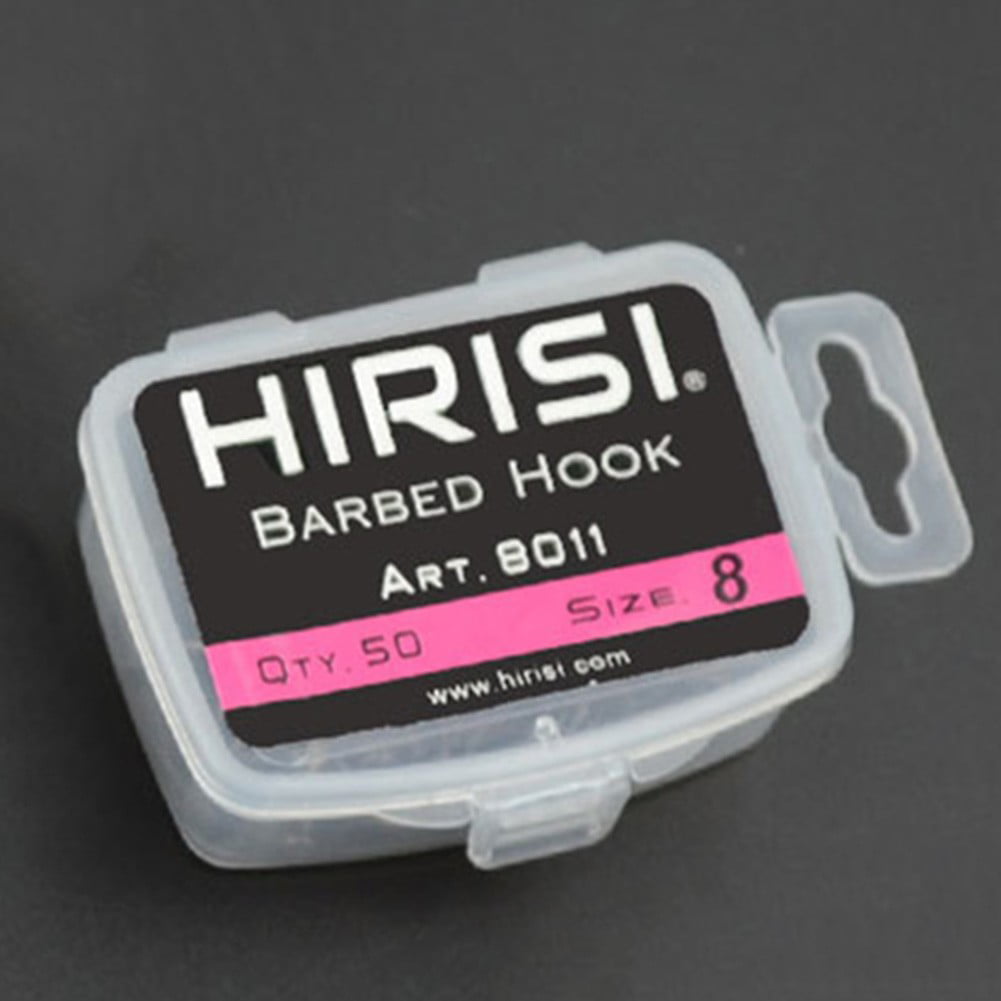 Hooks Size 2#/4#/6#/8#/10# Carp Fishing Hook Barbed 50*/box Terminal Tool  Useful 