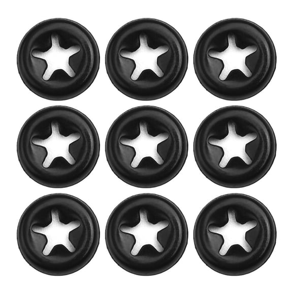 50X Push On Locking Washers Clips Kit Fastener Retainers For Metric Shaft*12 Fangkenuo