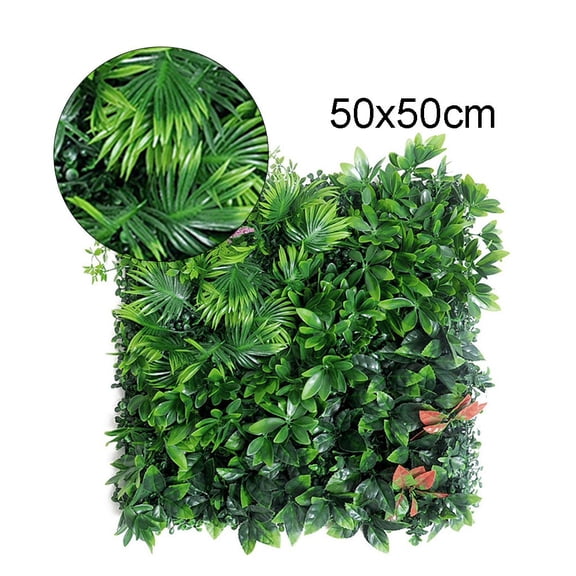 50X50Cm Artificial Plants Grass Wall Backdrop Decoration Lawn Hedge Panels For Indoor Outdoor Home Garden Balcony Decor Wedding