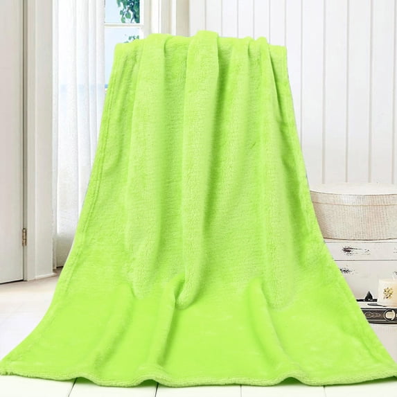 50X70Cm Fashion Solid Soft Throw Kids Blanket Warm Coral Plaid Blankets Flannel Throw Blanket Cotton
