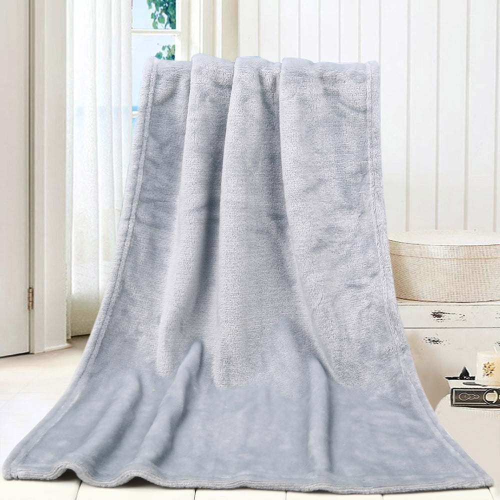 50X70Cm Travel Blanket 50X70Cm Fashion Solid Soft Throw Kids Blanket