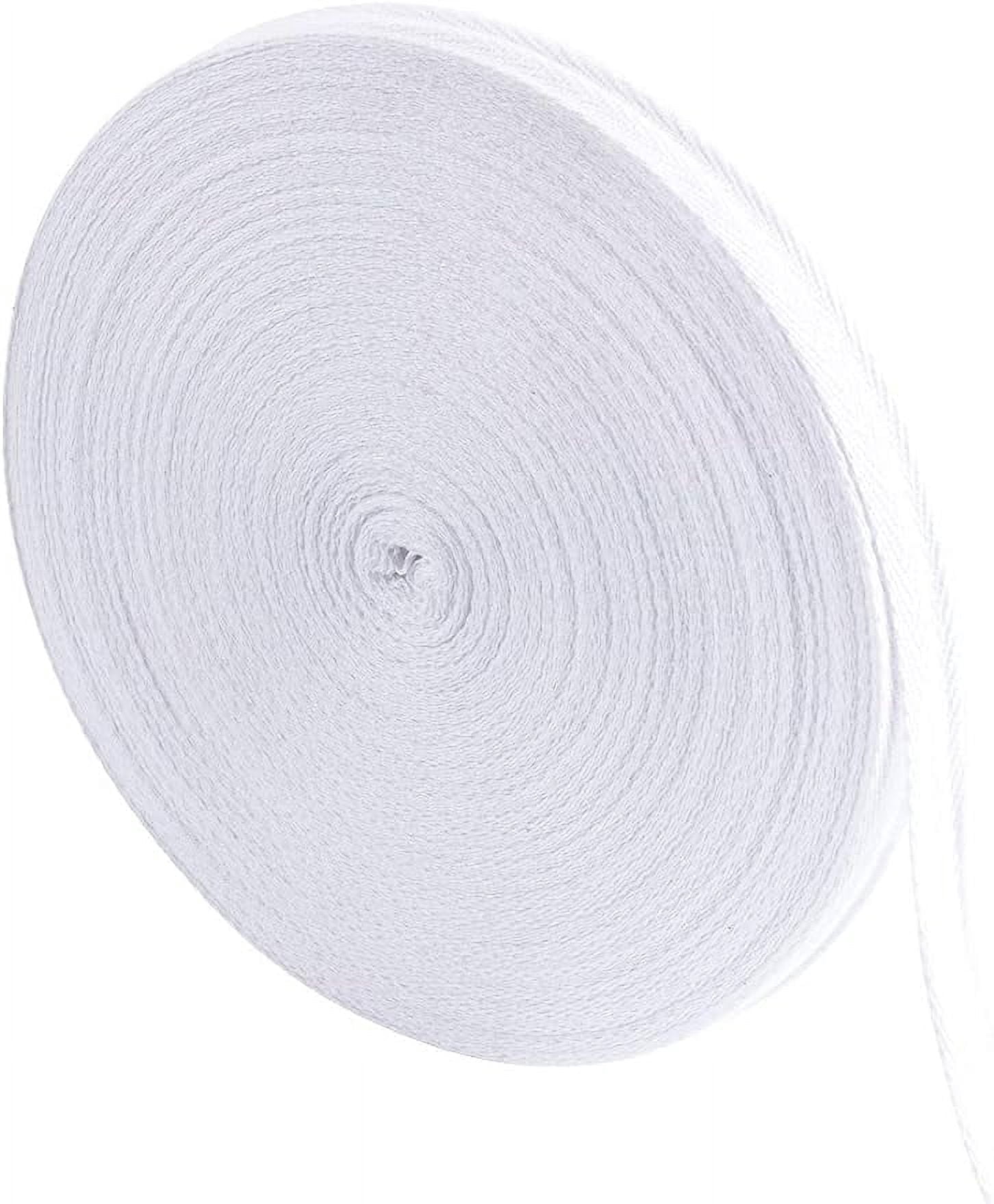 Abbaoww 1/2 Inch Cotton Twill Tape - 55 Yards Herringbone Ribbon For Sewing & Crafts - View #2