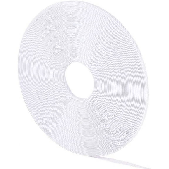 50Yards 6mm Polyester Boning for Sewing White Sew-Through Low Density Boning Wedding Dress