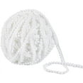 thumbnail image 1 of 50Yards Mini Pom Poms Trims 3/8 inch Ball Fringe Trim Sewing Ribbon Crafts Pompoms Tassel Lace White, 1 of 9