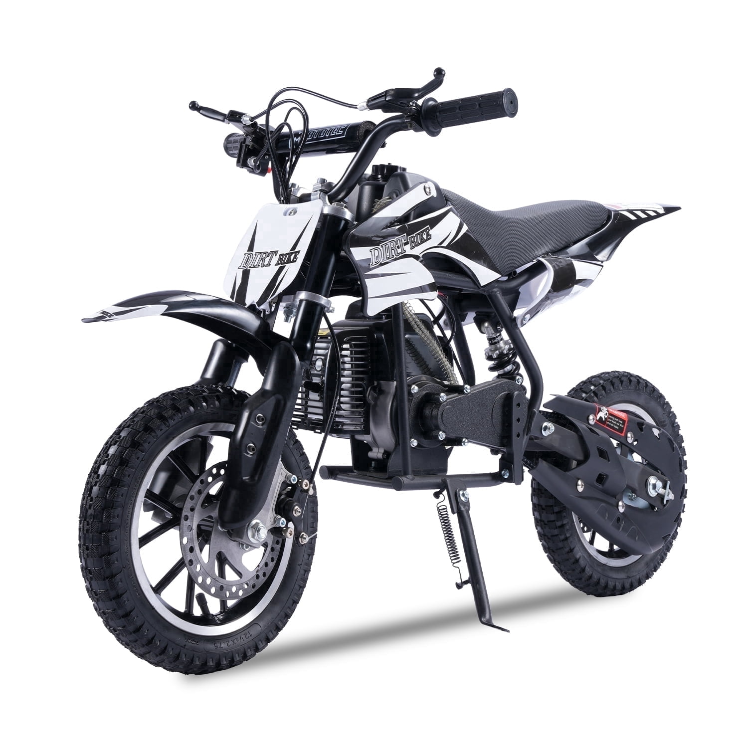 TOXOZERS 50cc 2-Stroke Dirt Bike ,Off-Road Mini Bike for Kids Ages 8+, Pit Bike with Safety Kill Switch, 25mph, 150 lbs, Black
