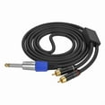 thumbnail image 1 of 50cm-10m Loeng 6.35mm Male to Dual RCA Male Audio Cable 1 to 2 Y Splitter Cord for Amplifiers and Mixing Consoles, 1 of 11